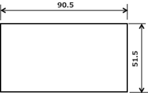 取り付けパネル加工方法（角穴）
